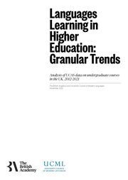 Front cover of Languages Learning in higher education: granular trends